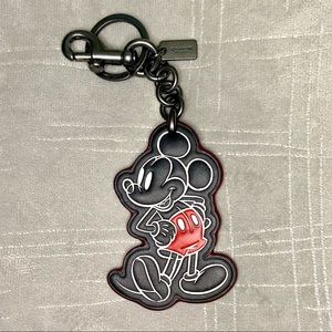 Disney X Coach York Mickey Mouse Keychain Hangtag Saddle Charm